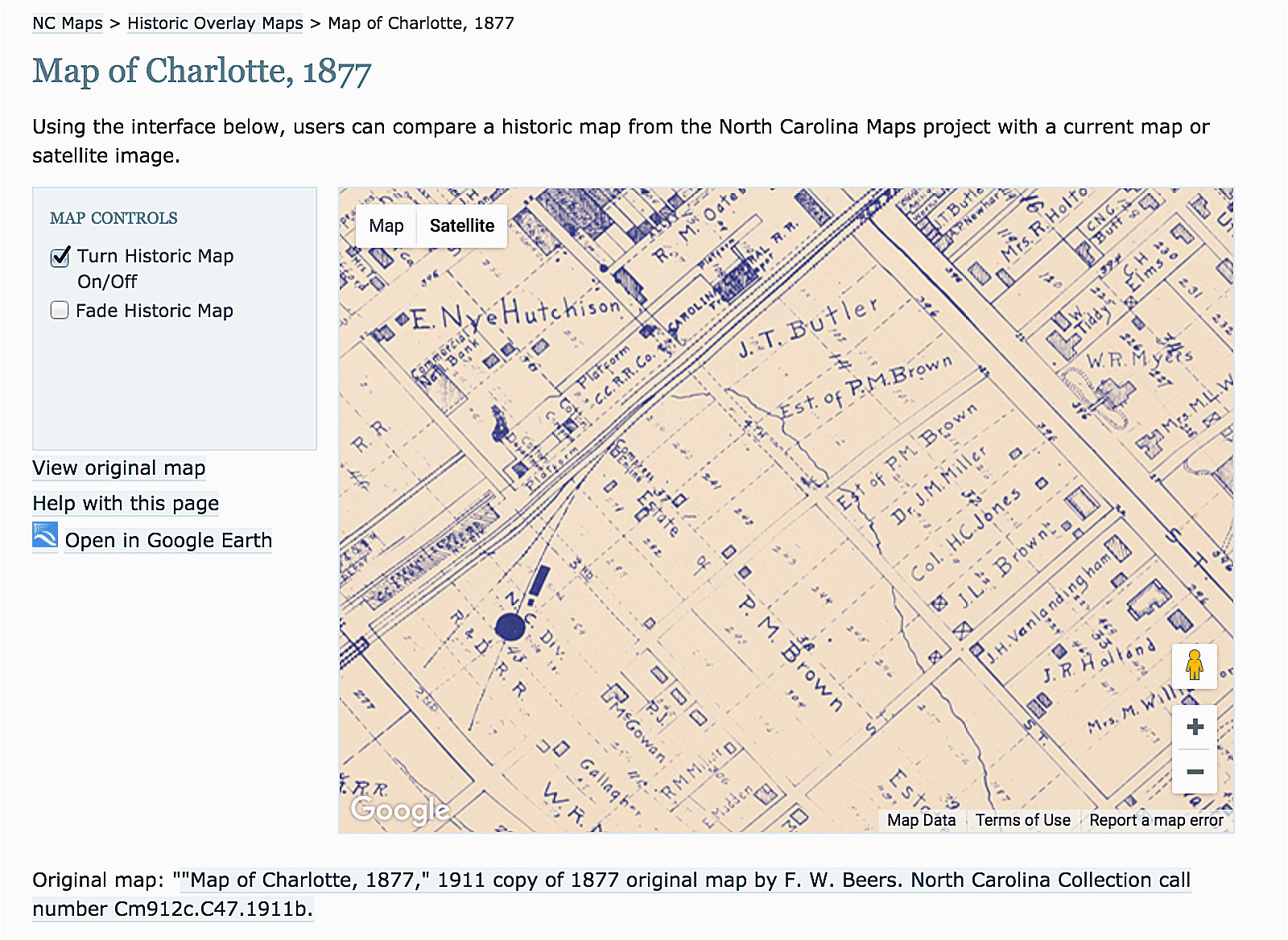 historical map overlays for google maps and google earth