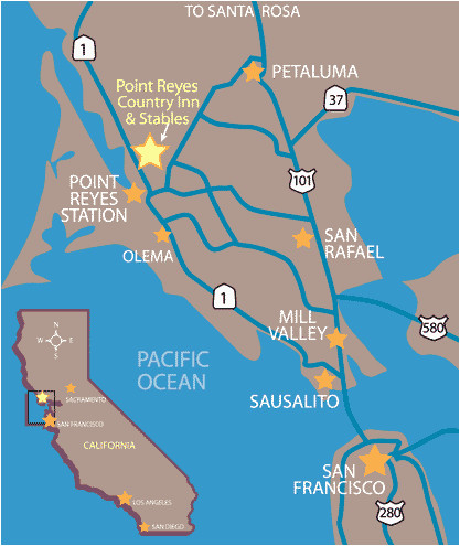 point reyes california map point reyes getaways california coastal