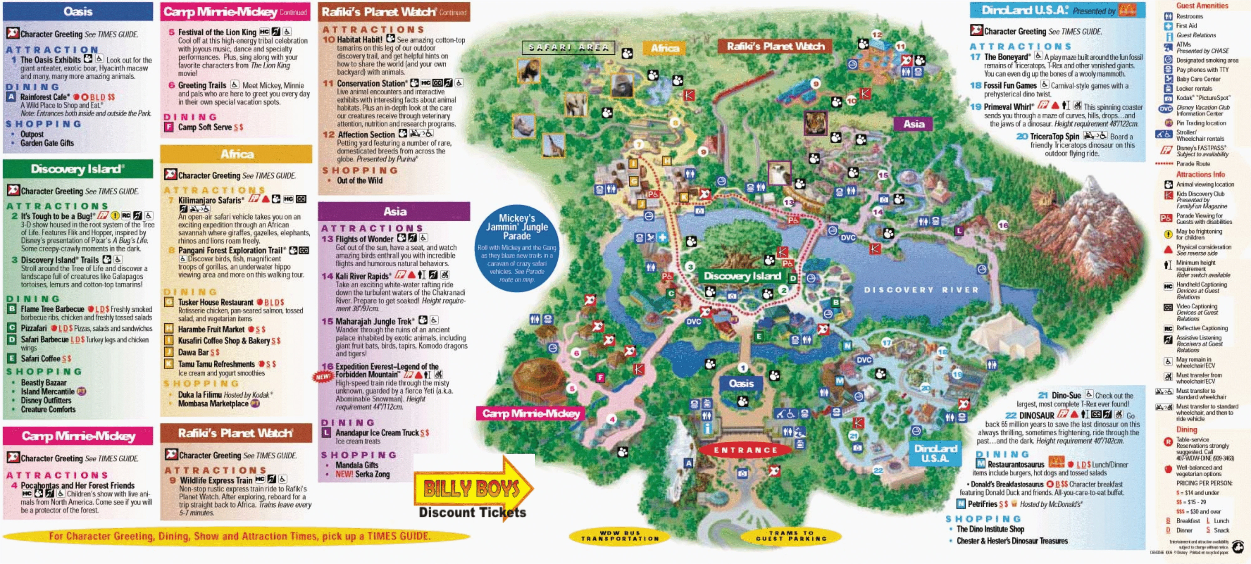 Printable California Adventure Map