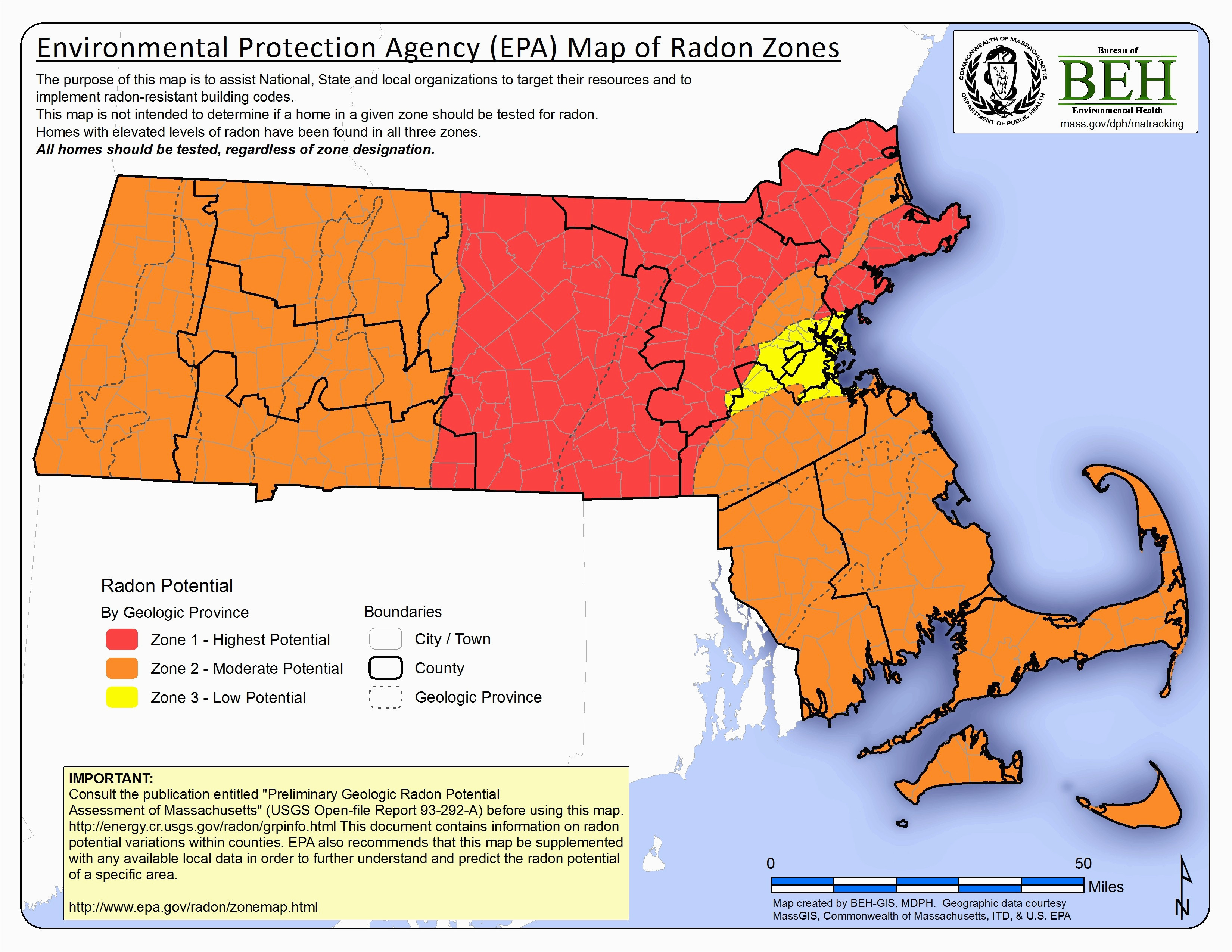 epa radon map elegant michigan radon maps acquired by protech