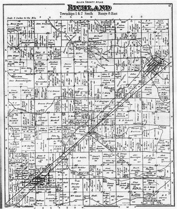 1880 map of beaverdam ohio bdelida jpg 534123 bytes richland