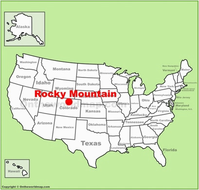 rocky mountain national park maps usa maps of rocky mountain