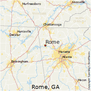 best places to live in rome georgia