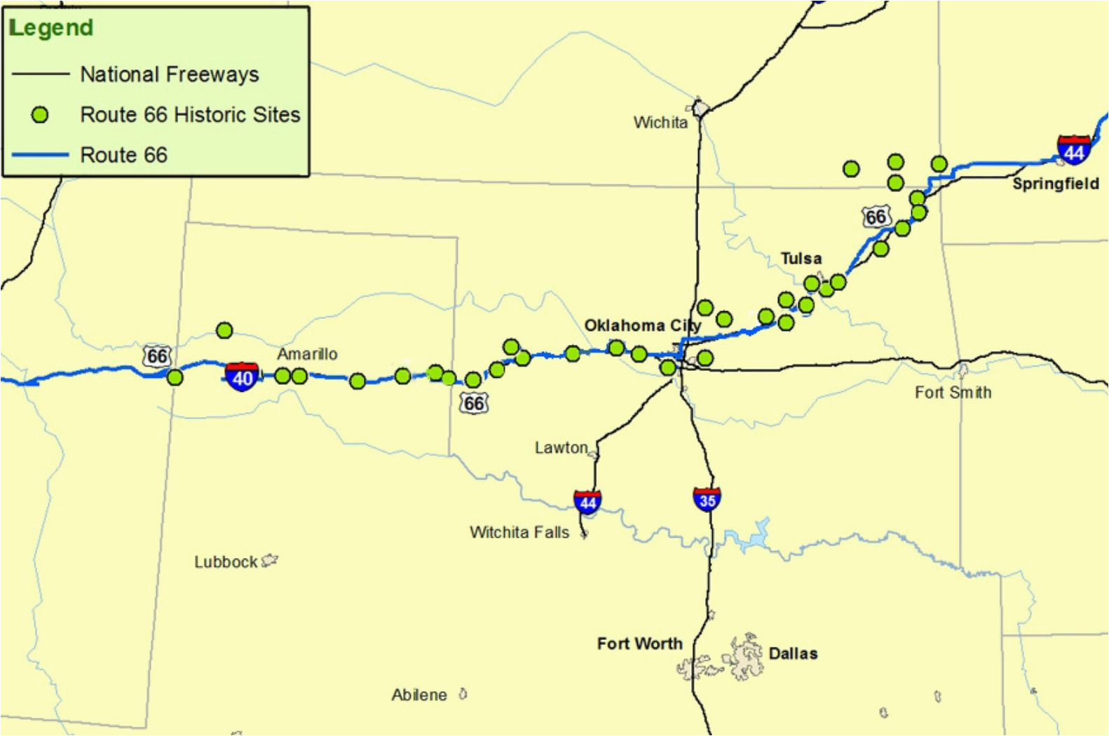 maps of route 66 plan your road trip