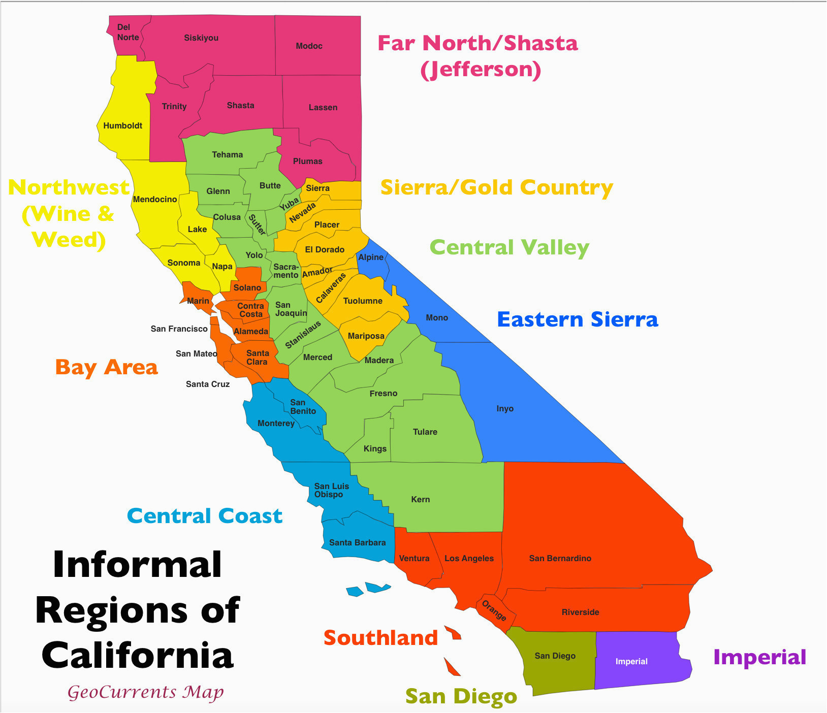 map central valley california fresh map baja california the trend