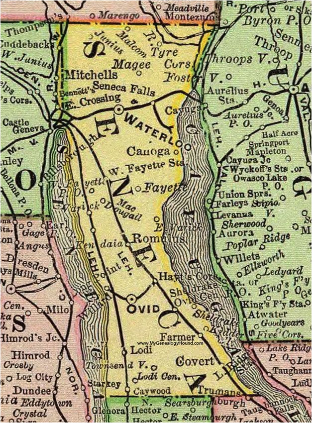 seneca county tax maps new seneca county new york 1897 map rand