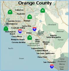 17 best orange county images california map orange county