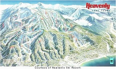 tahoe ski resorts map fresh southern california attractions map