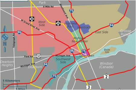 airports in michigan map elegant grand rapids michigan maps directions
