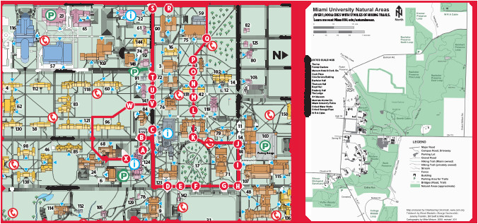 michigan state university map elegant oxford campus maps miami