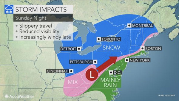 snow christmas eve could make for slippery travel conditions in