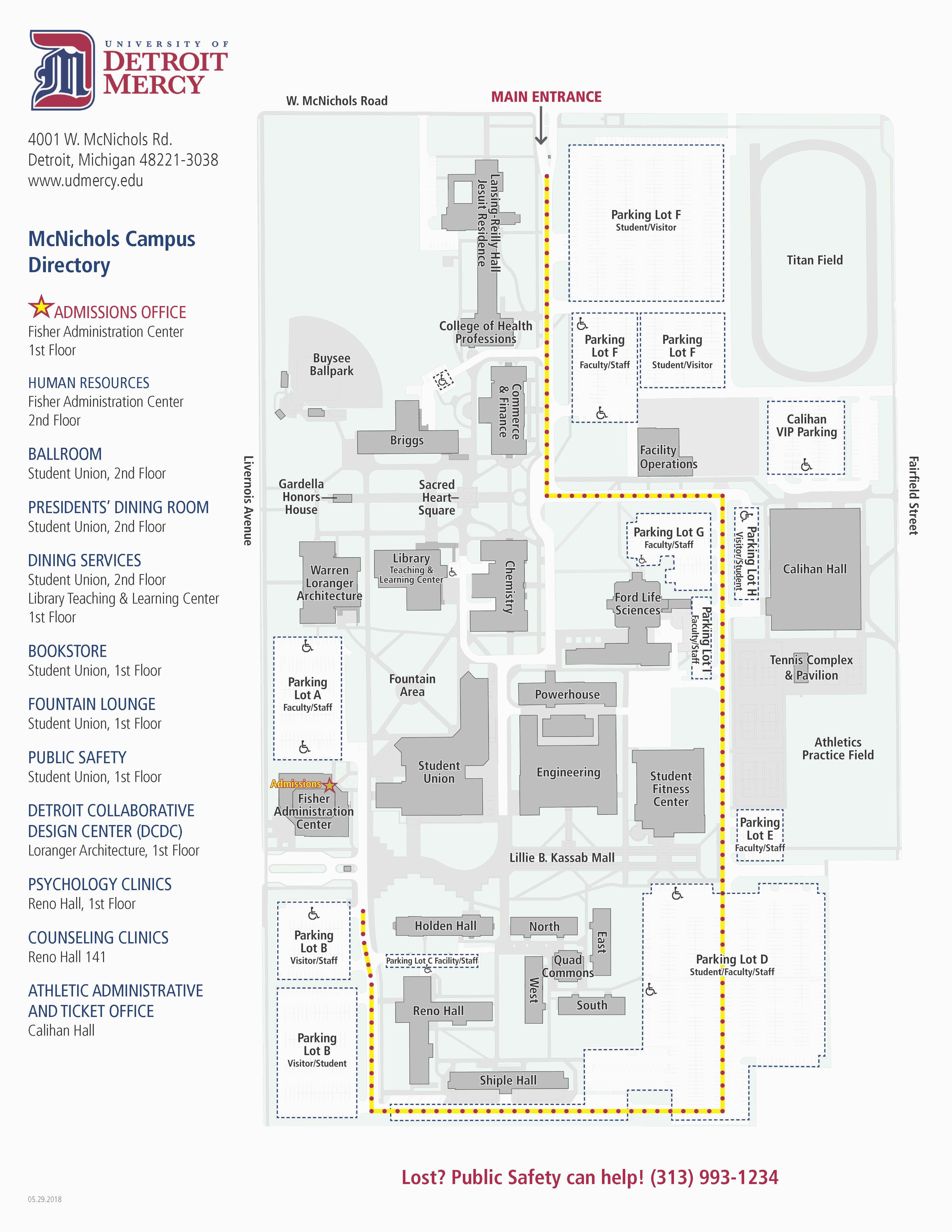 campus locations university of detroit mercy