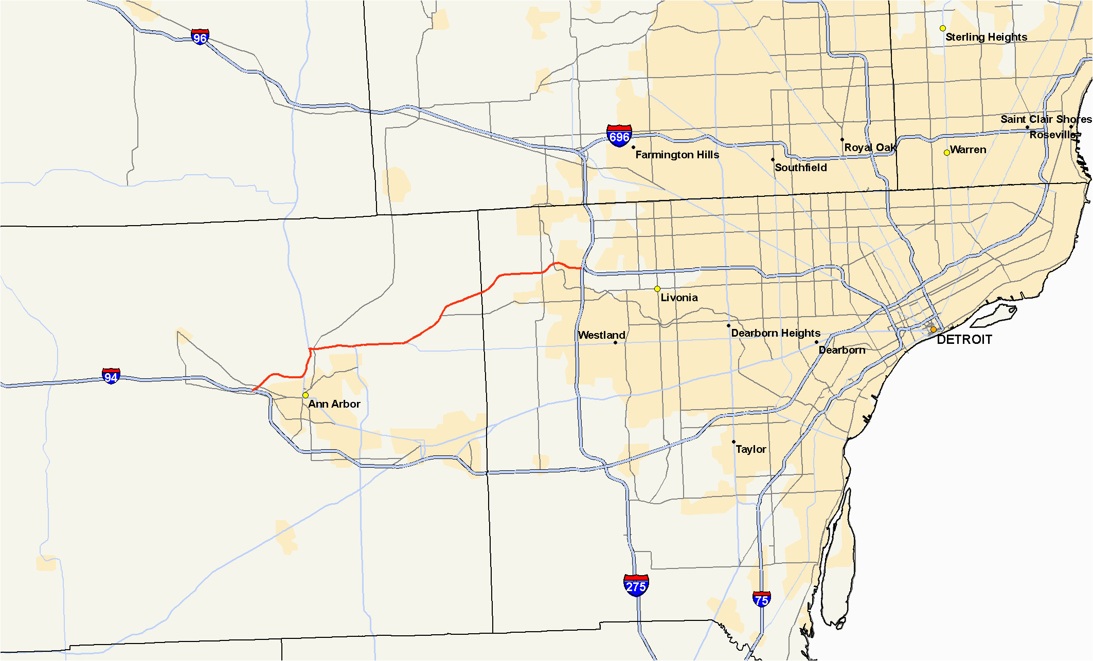 m 14 michigan highway wikipedia