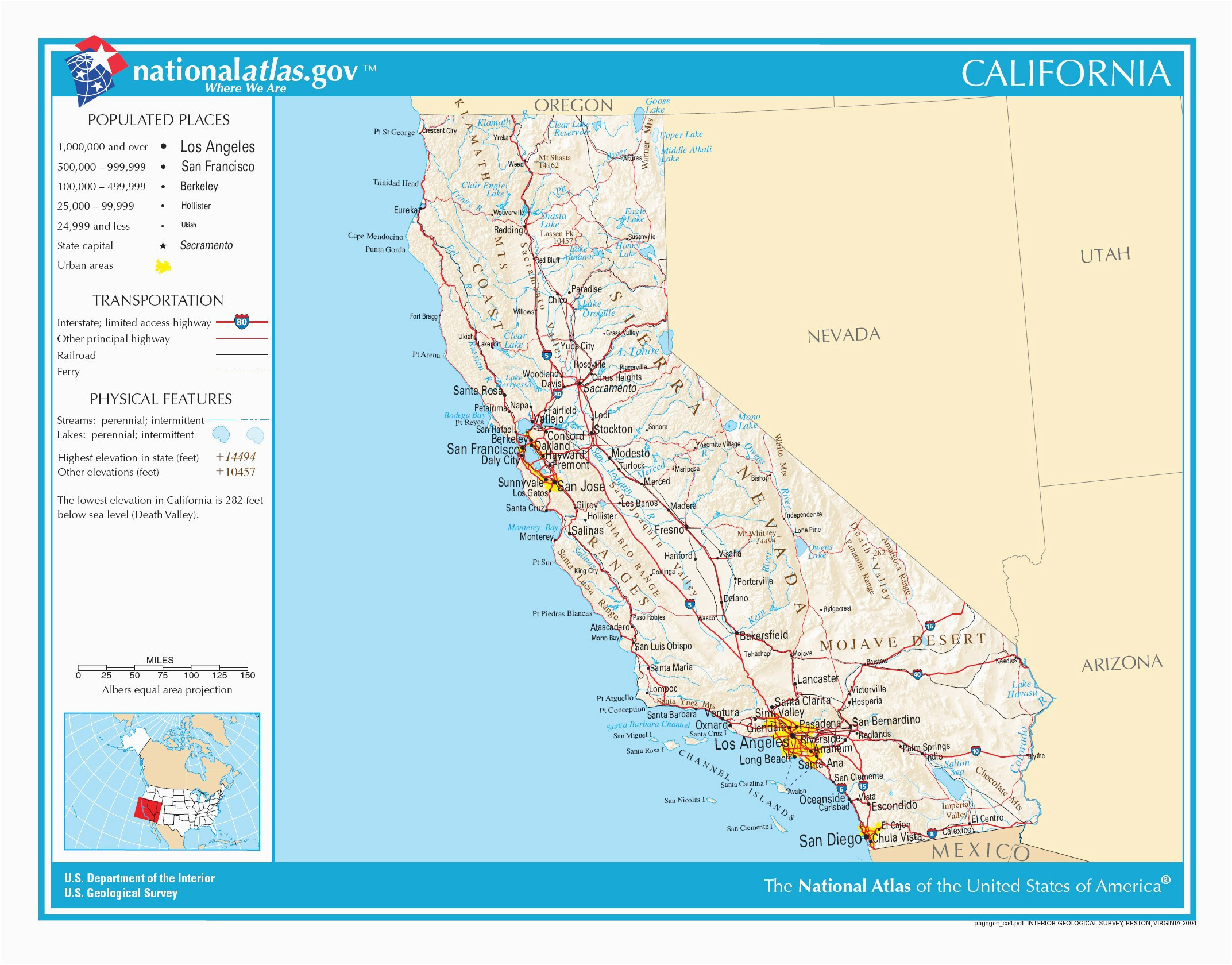 usa map california highlighted best map usa states california fresh