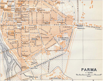 map of parma etsy