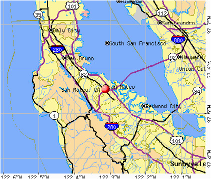 san mateo california ca 94401 94403 profile population maps