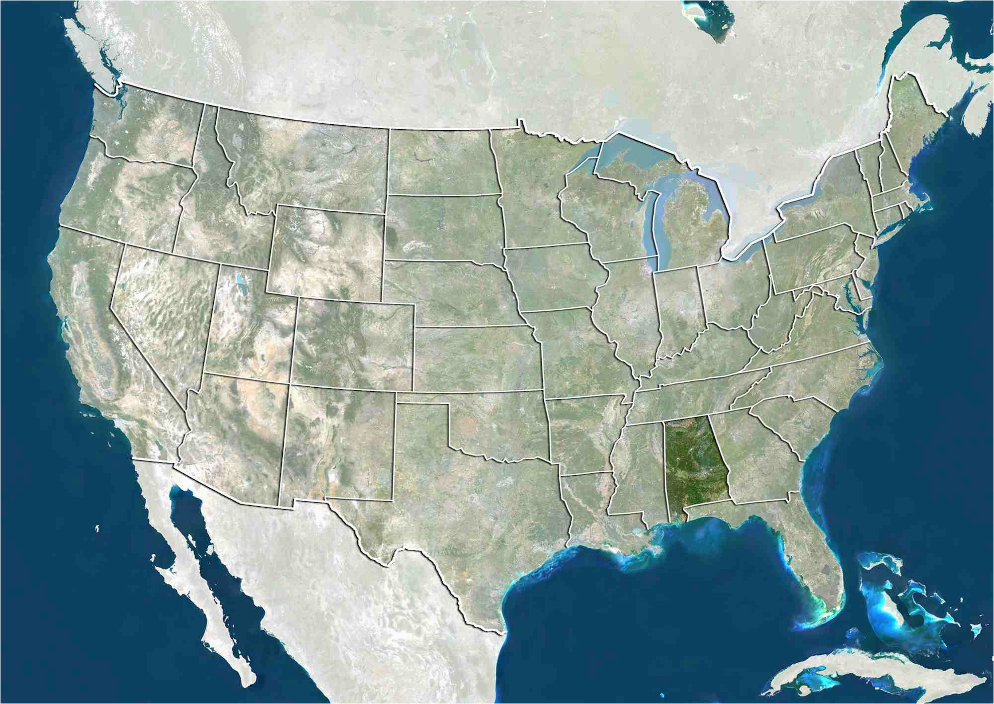 geography of the gulf of mexico border states