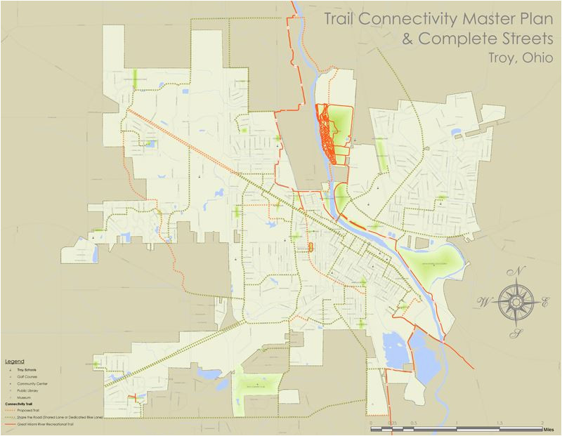 bike connectivity map troy oh official website