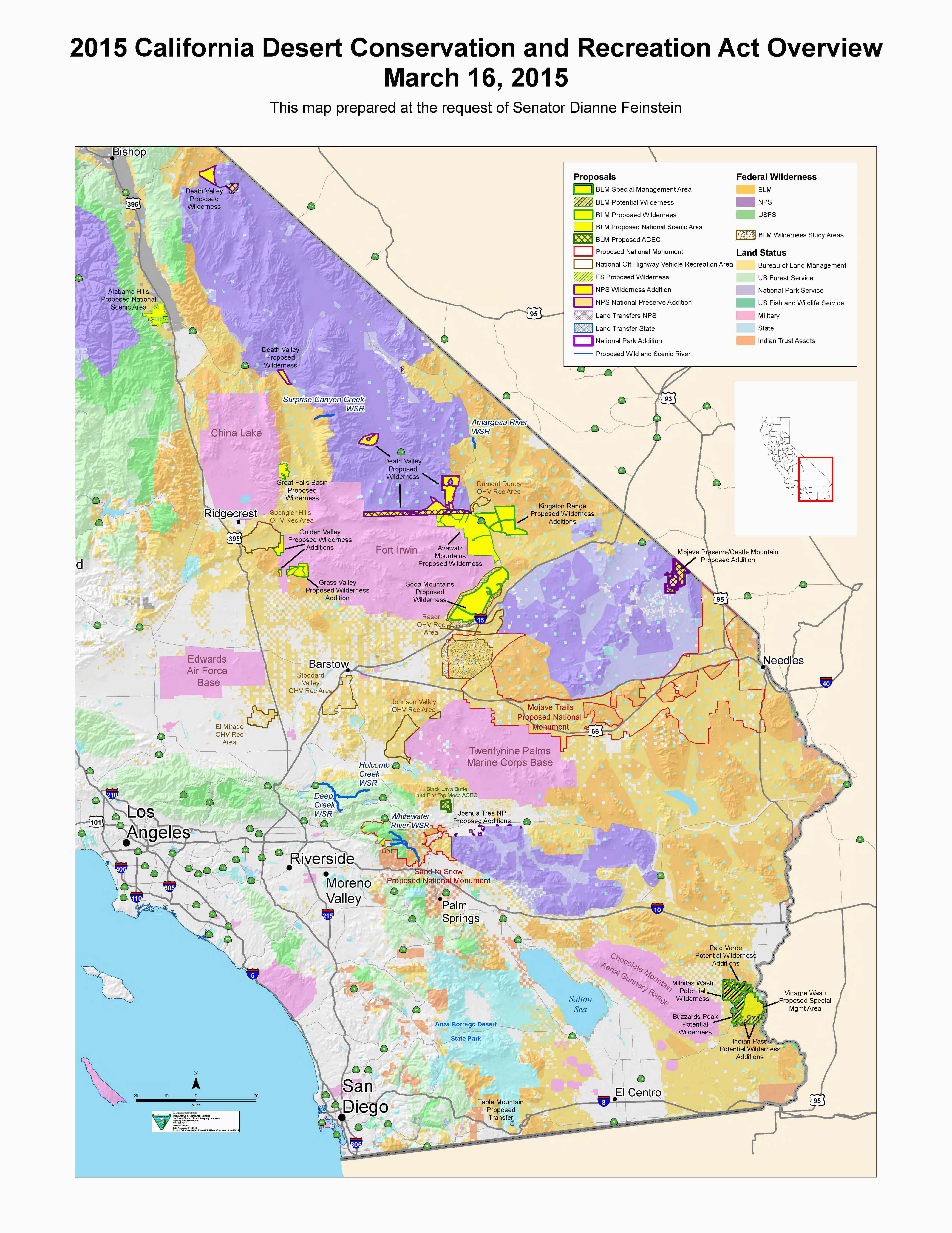 california map desert region maps of california created for visitors