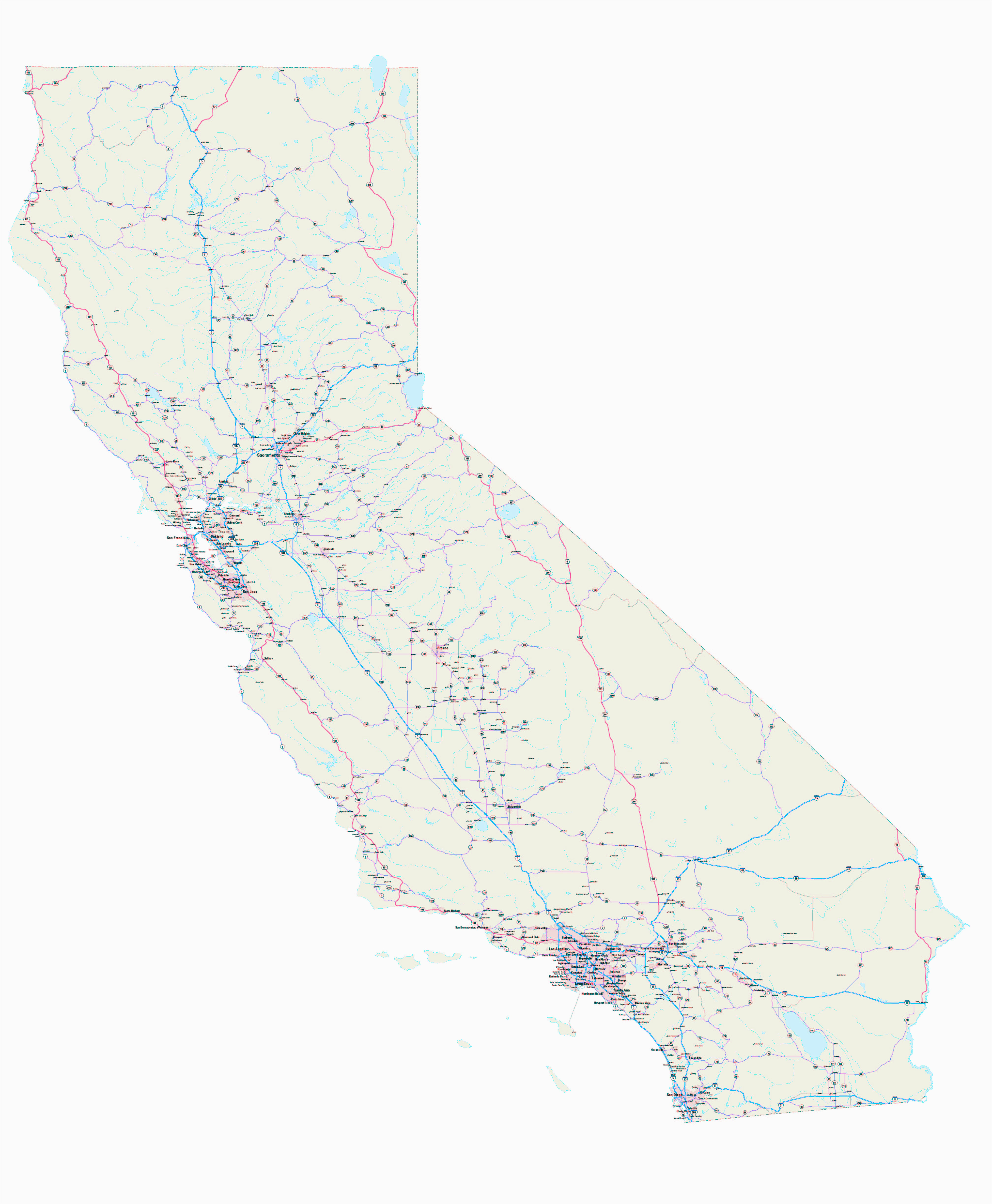 california map free printable california road maps ca map