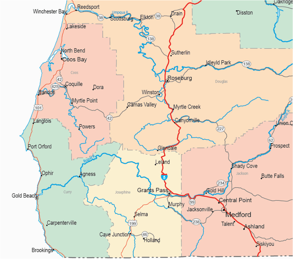 gallery of oregon maps