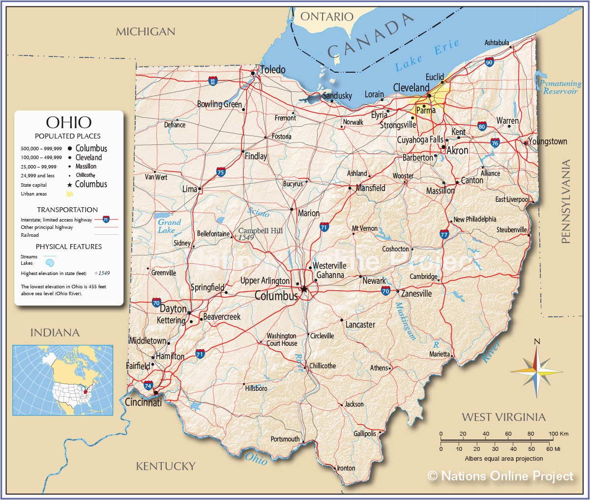 milan ohio map us city map kettering ohio zma travel maps and
