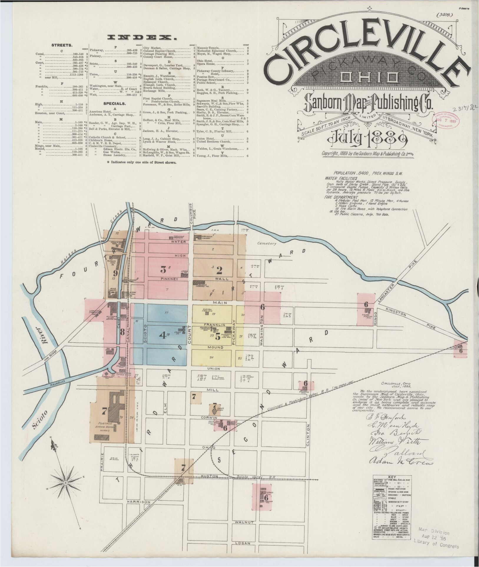 map 1800 to 1899 sanborn maps ohio library of congress