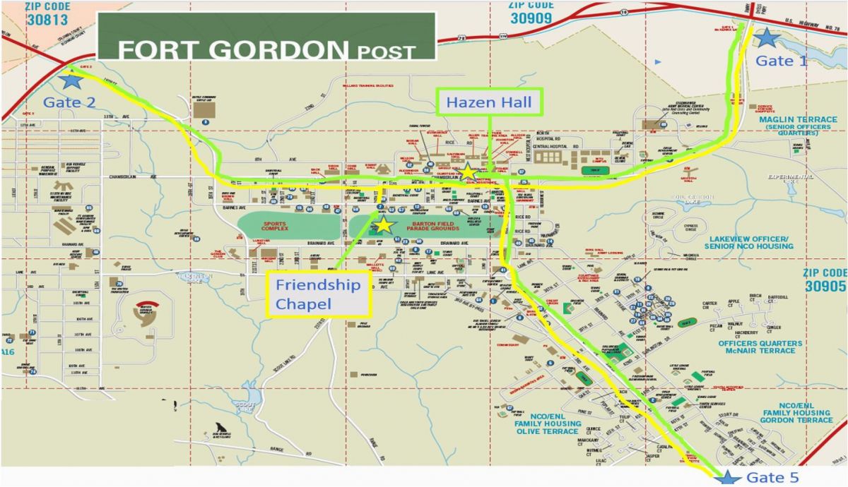 Fort Gordon Georgia Map Graduation | secretmuseum