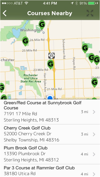 golf course directory usa by vinay pallegar