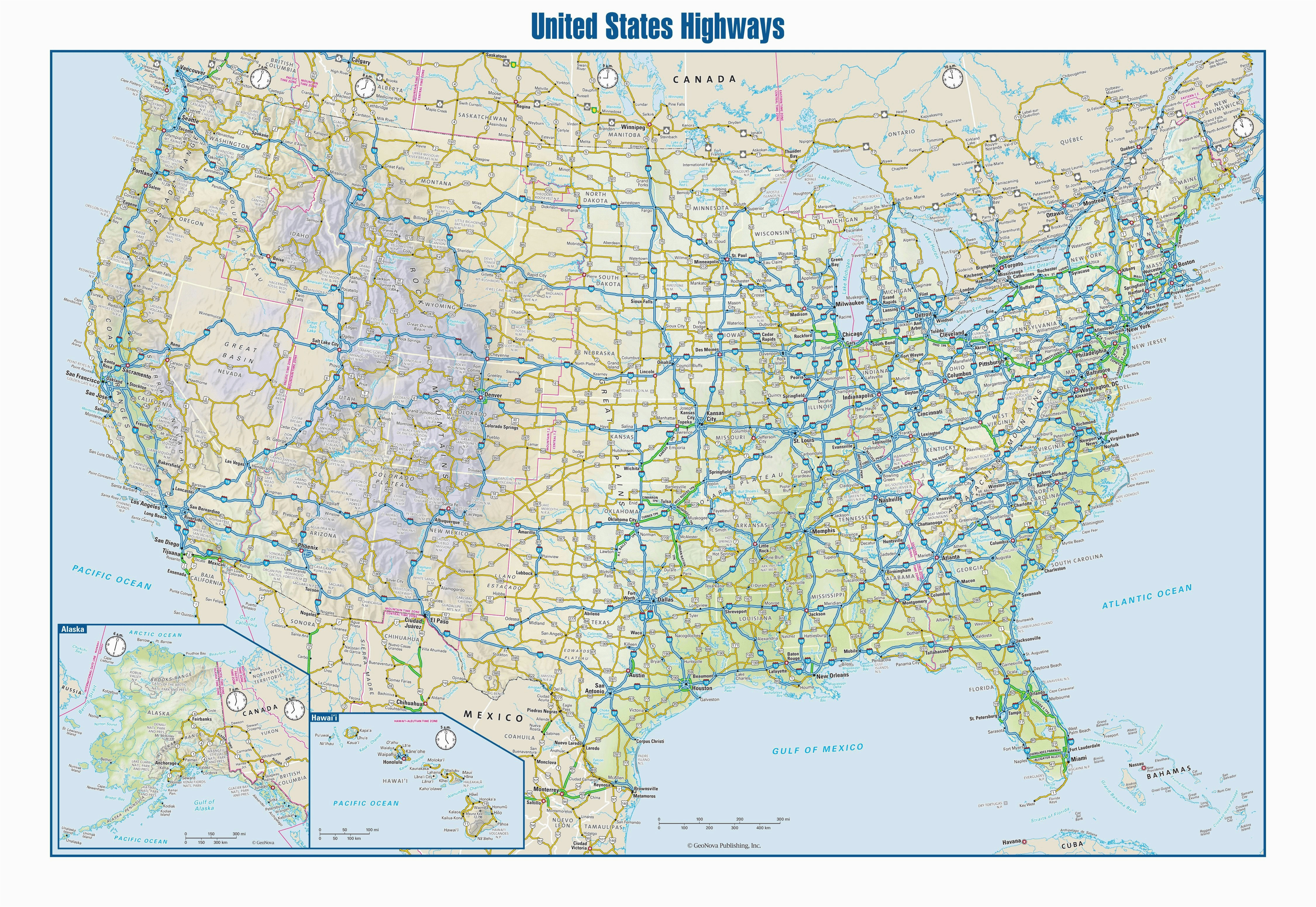 us interstate and freeway map highway map elegant map southern