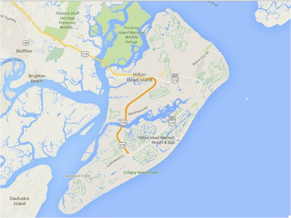 maps of hilton head island south carolina