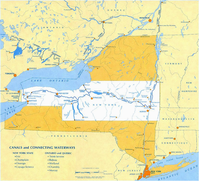erie canal maps
