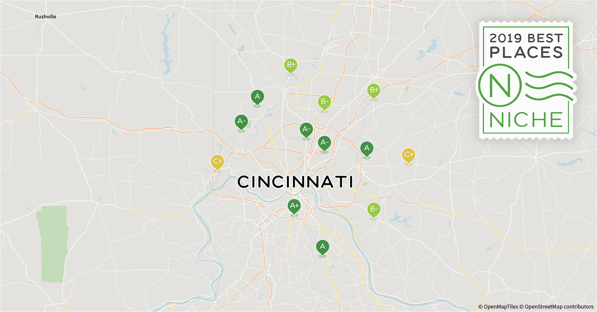 2019 safe neighborhoods in cincinnati area niche