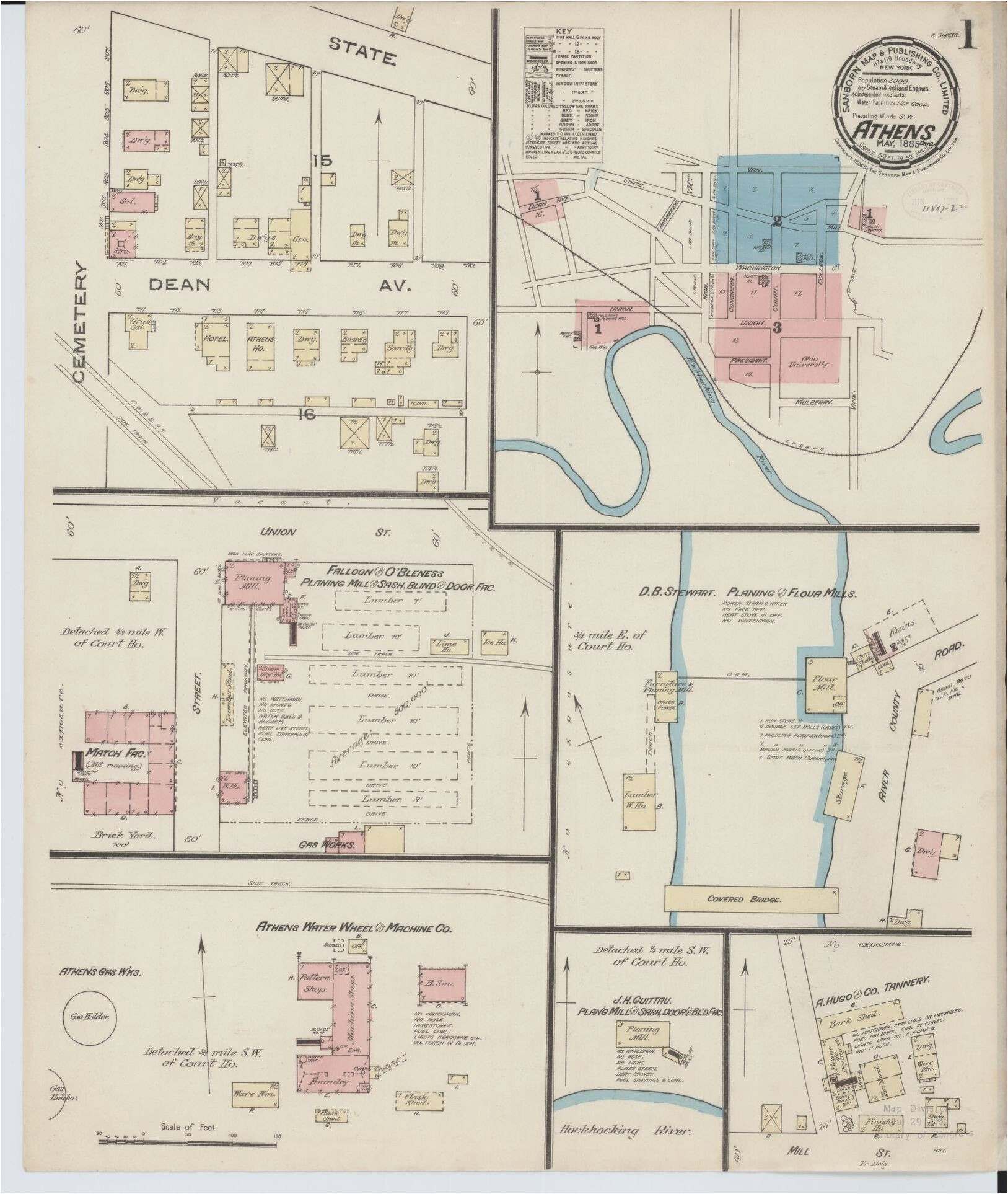 Map Of Gallipolis Ohio Map 1880 to 1889 Sanborn Maps Ohio Library Of Congress