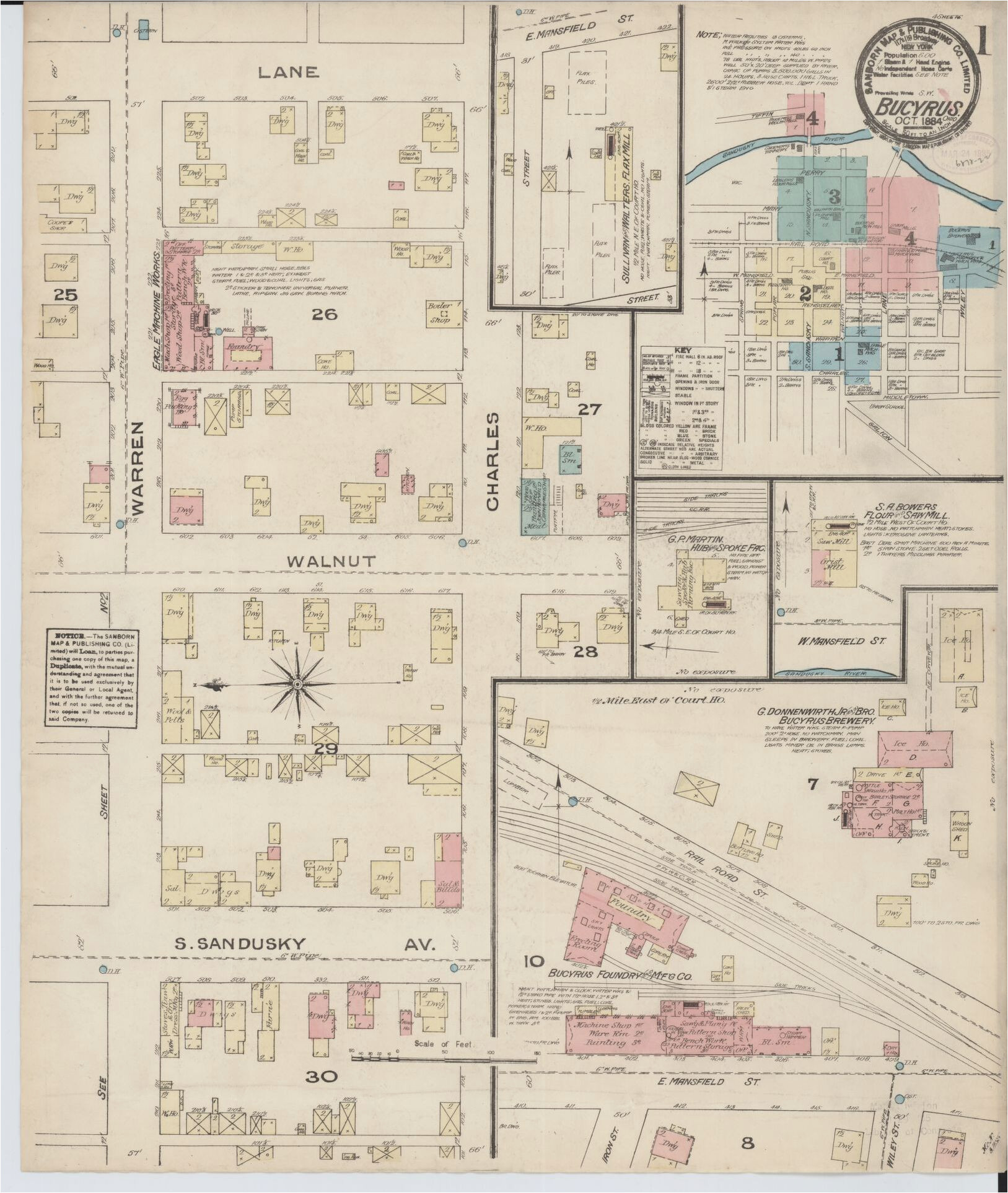 map 1880 to 1889 sanborn maps ohio library of congress
