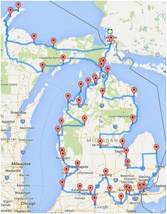 10 best map of michigan images map of michigan great lakes state