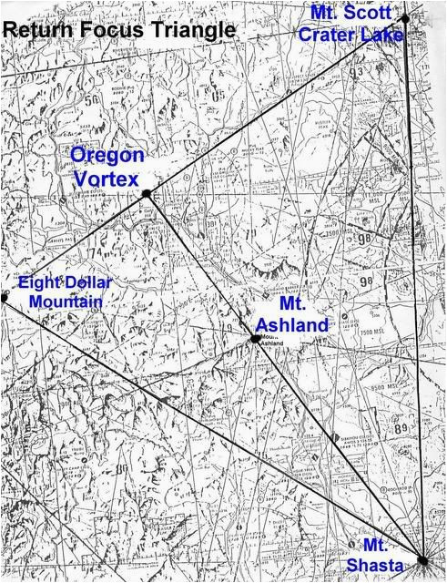 map of oregon laylines ley lines and vortices of the american west
