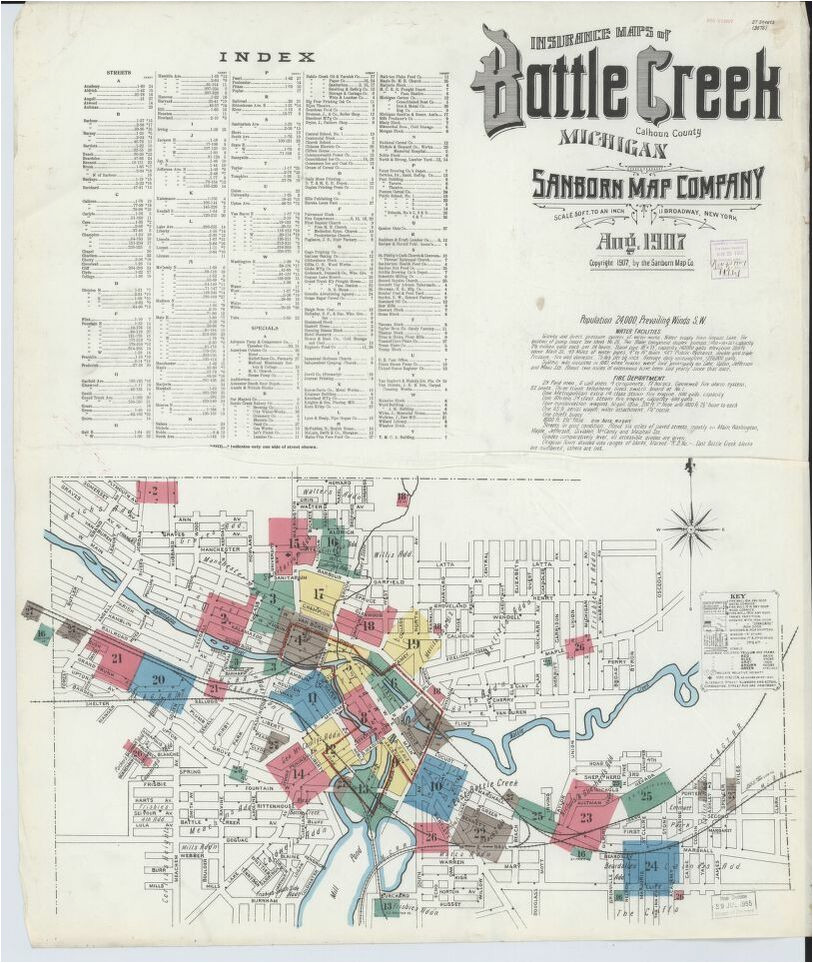 map 1900 to 1909 michigan library of congress