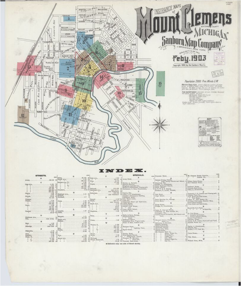 map 1900 to 1909 michigan library of congress