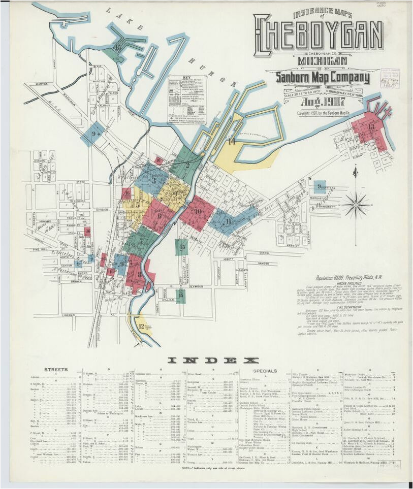 map 1900 to 1909 michigan library of congress