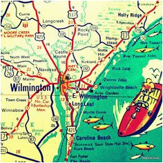 northeast florida road map showing main towns cities and highways