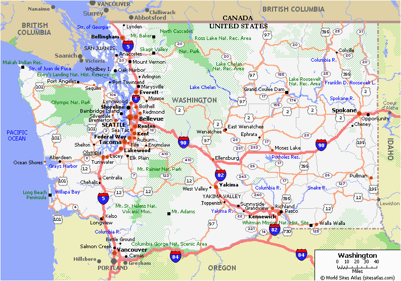 Oregon And Washington Map Living Room Design 2020