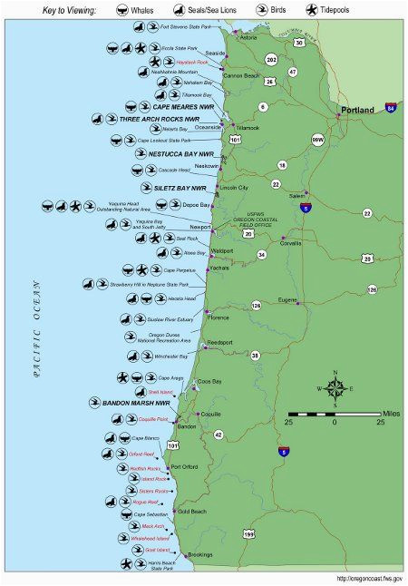 map of oregon coast state parks 229 best oregon coast images on
