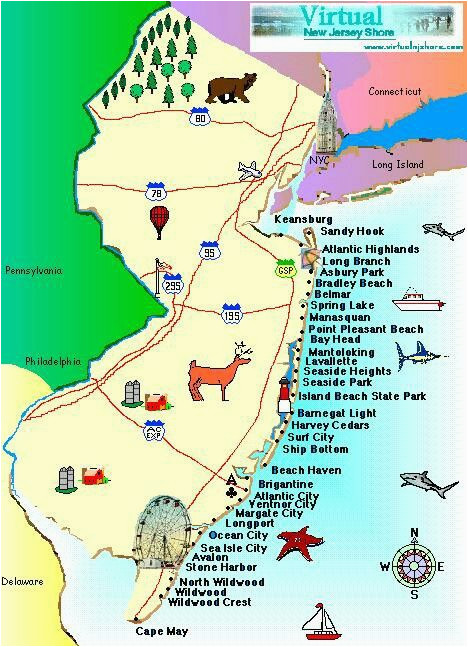 jersey shore beach map summer in 2019 new jersey beaches nj