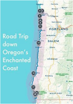 washington and oregon coast map travel places i d love to go