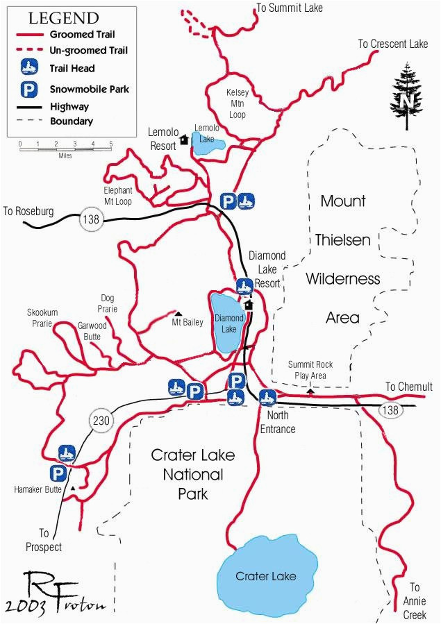 diamond lake map snowmobiles diamond lake oregon vacation