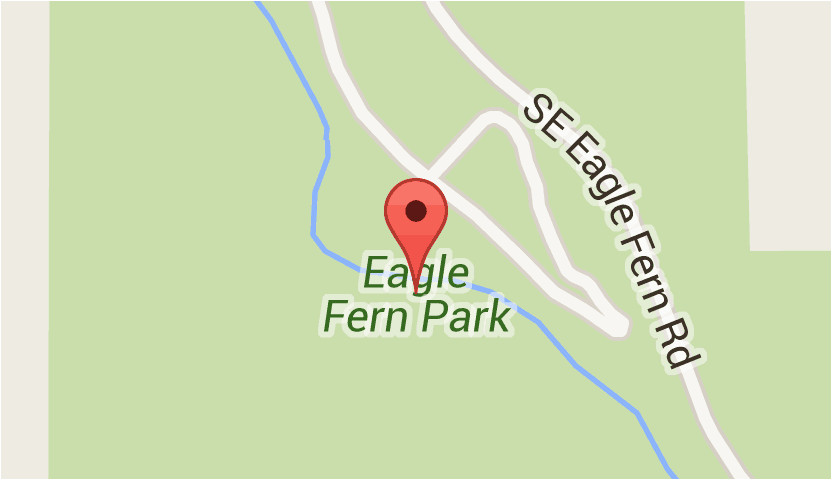 map of eagle fern park trails in oregon pinterest oregon fern