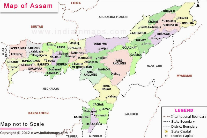 assam district map political map of assam india find district map