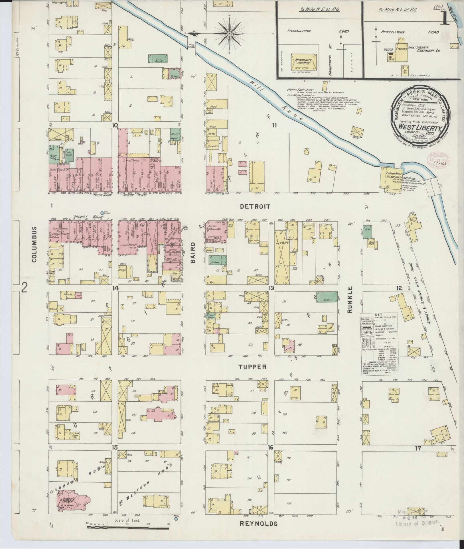 map 1800 1899 ohio library of congress