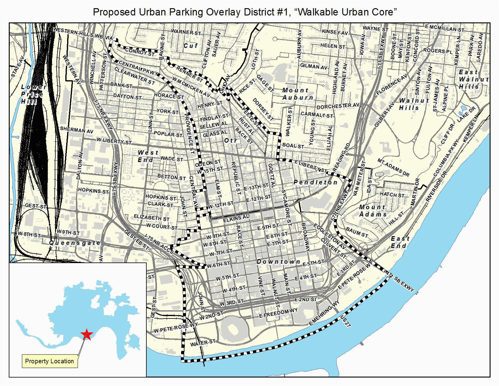 downtown cincinnati parking not required news planetizen